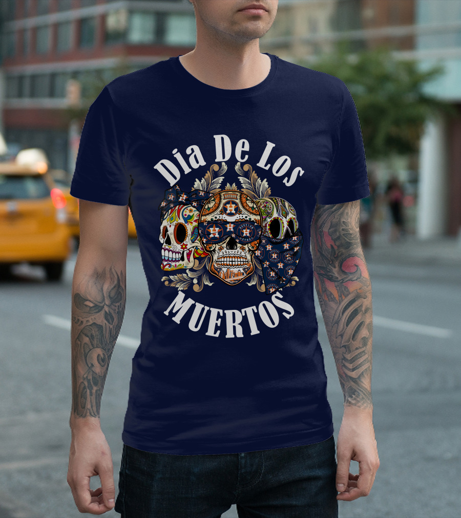 Dia De Los Muertos Houston Astros T-Shirt
