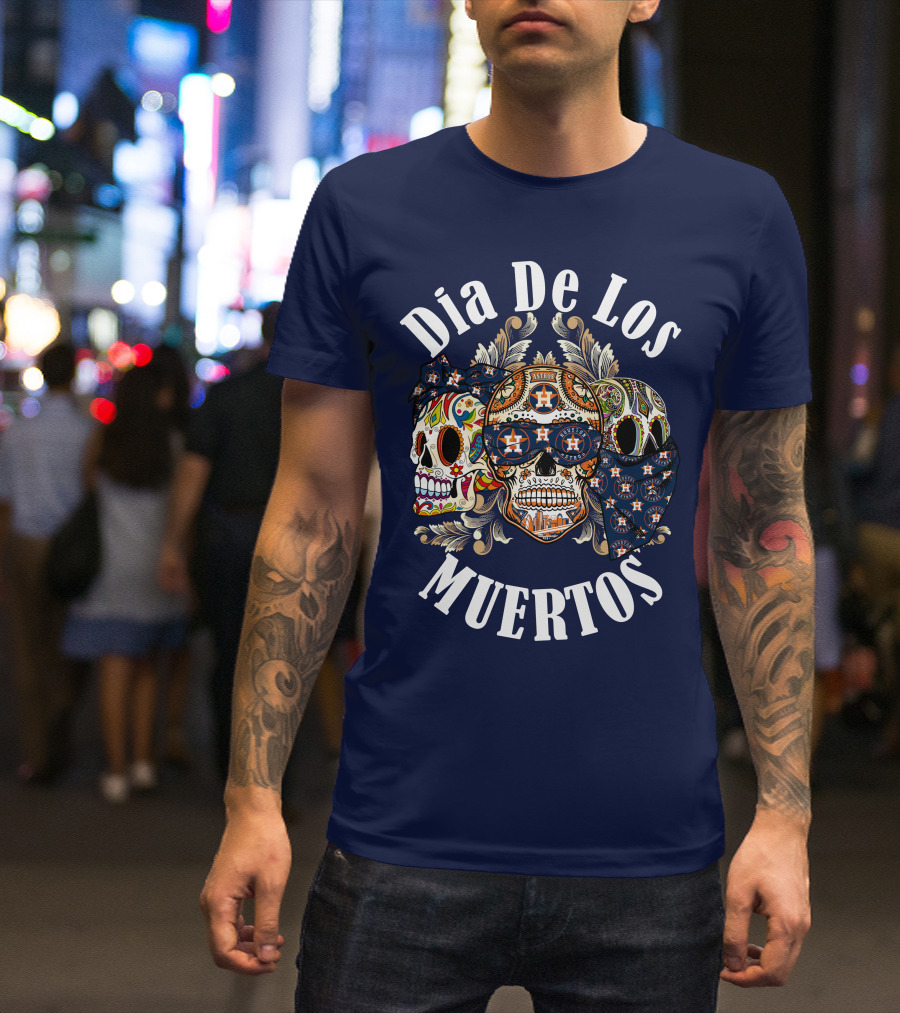 Dia De Los Muertos Houston Astros T-Shirt