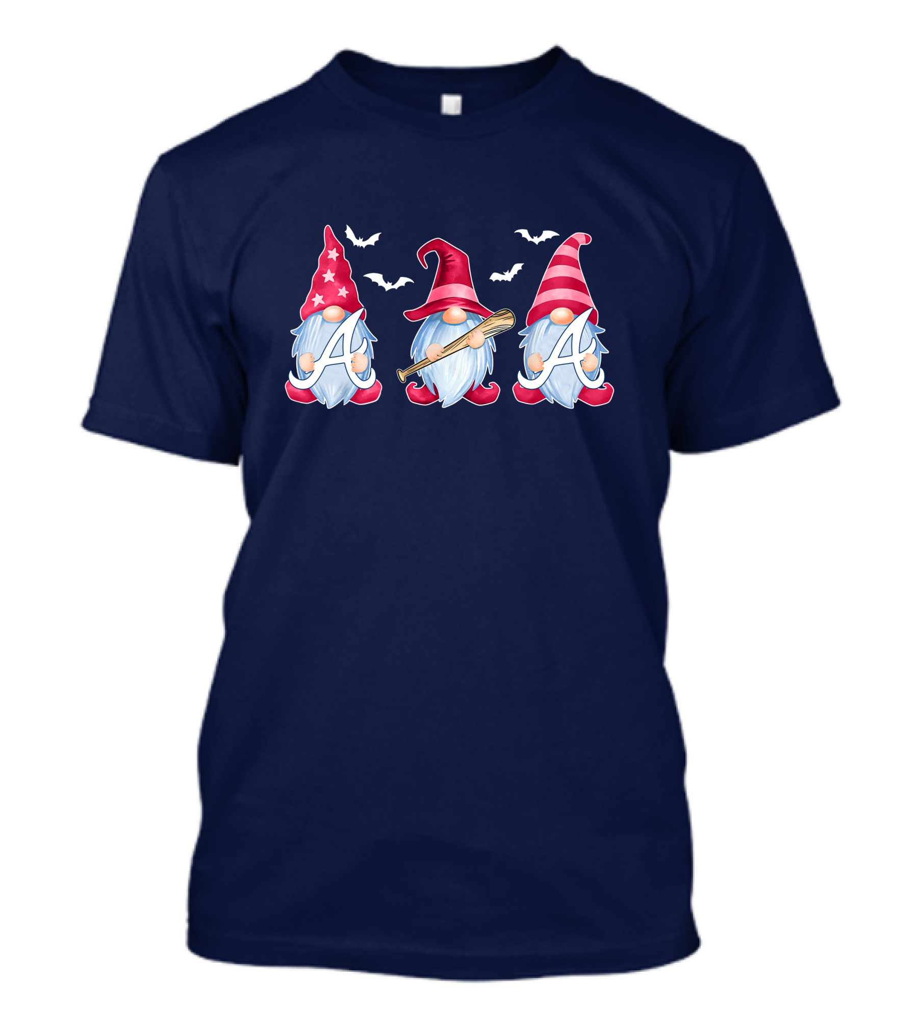 Magical Bat-Wielding Gnomes With A And Stars T-Shirt