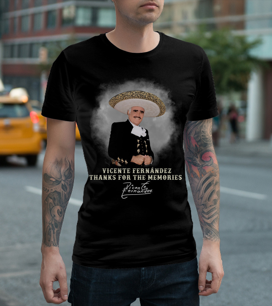 Vicente Fernández Thanks For The Memories T-Shirt
