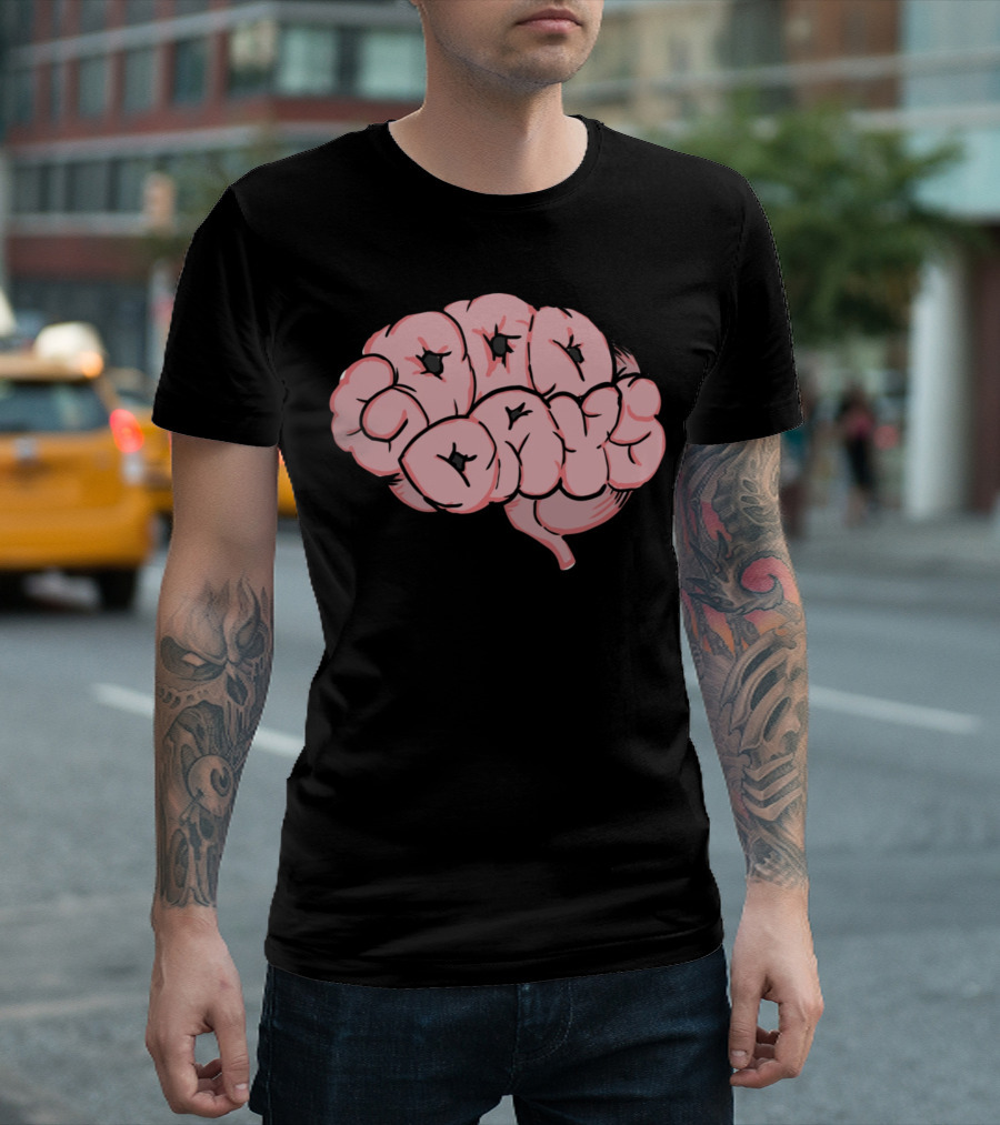 SZA Good Days Brain Illustration Merchandise T-Shirt
