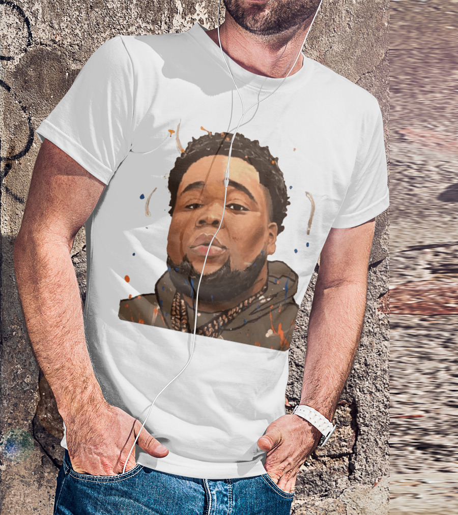 Rod Wave Hoodie Portrait Splash T-Shirt