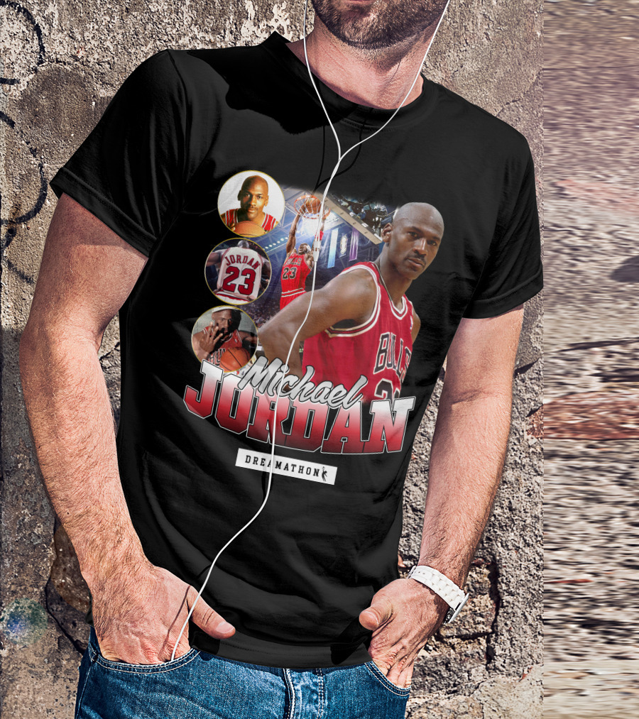 Michael Jordan Dreamathon 23 Basketball T-Shirt