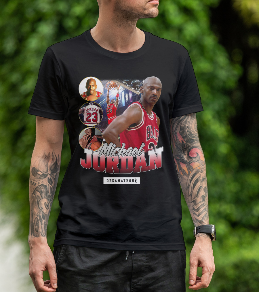 Michael Jordan Dreamathon 23 Basketball T-Shirt