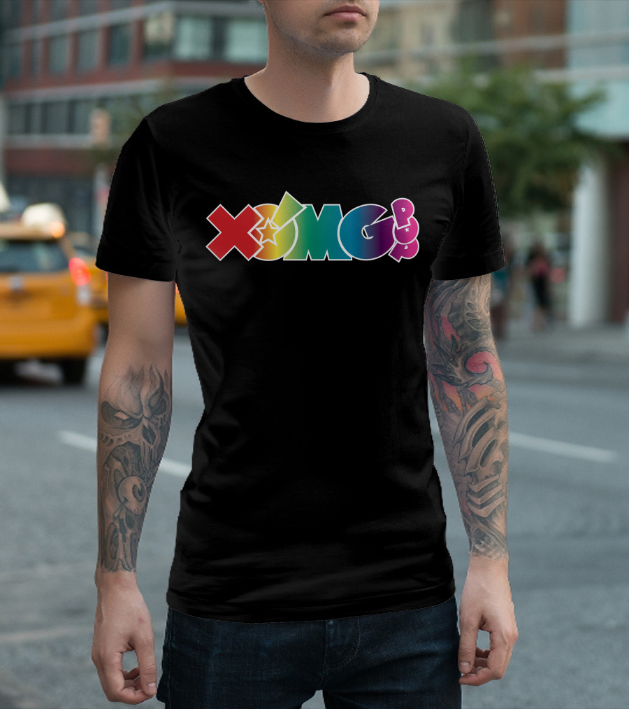 XOMG Pop Rainbow Starburst T-Shirt