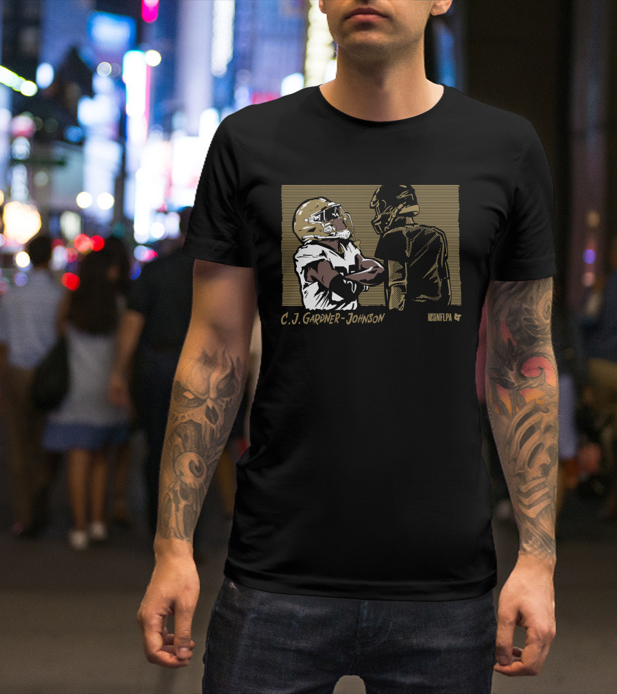 C.J. Gardner-Johnson NFLPA The Instigator Confrontation T-Shirt