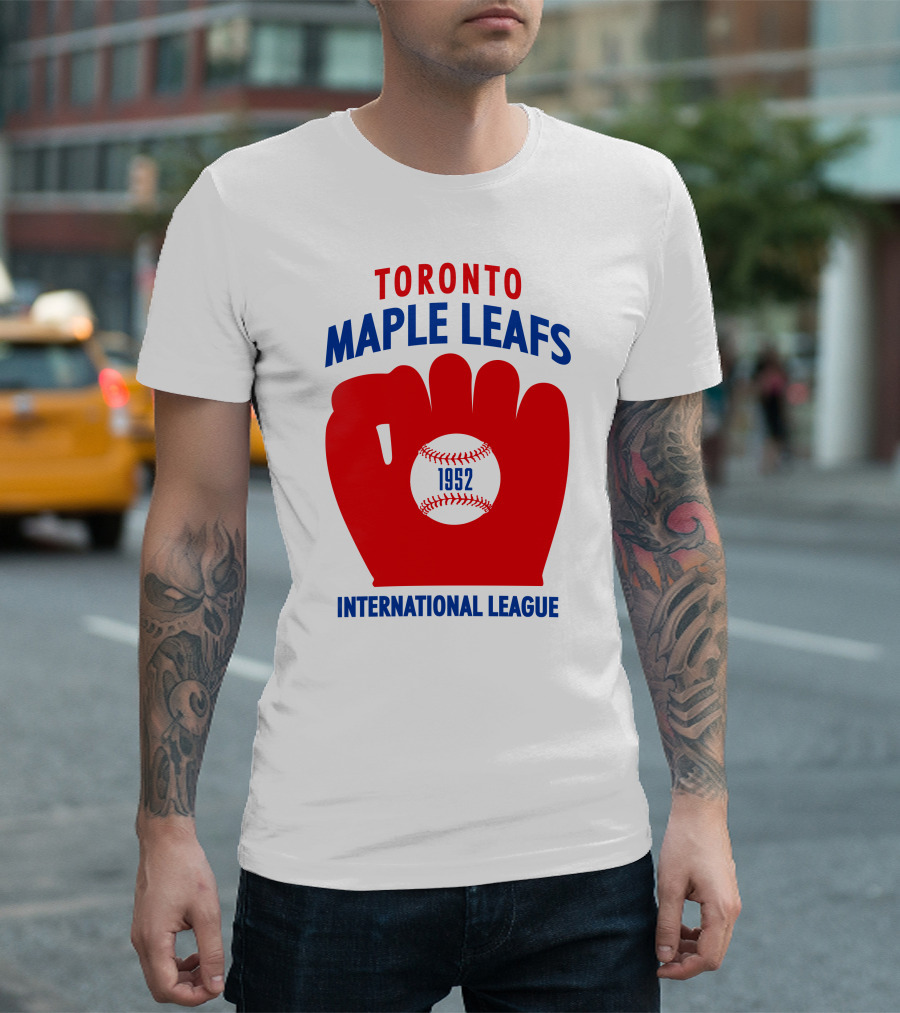 Toronto Maple Leafs 1952 International League Baseball Glove T-Shirt