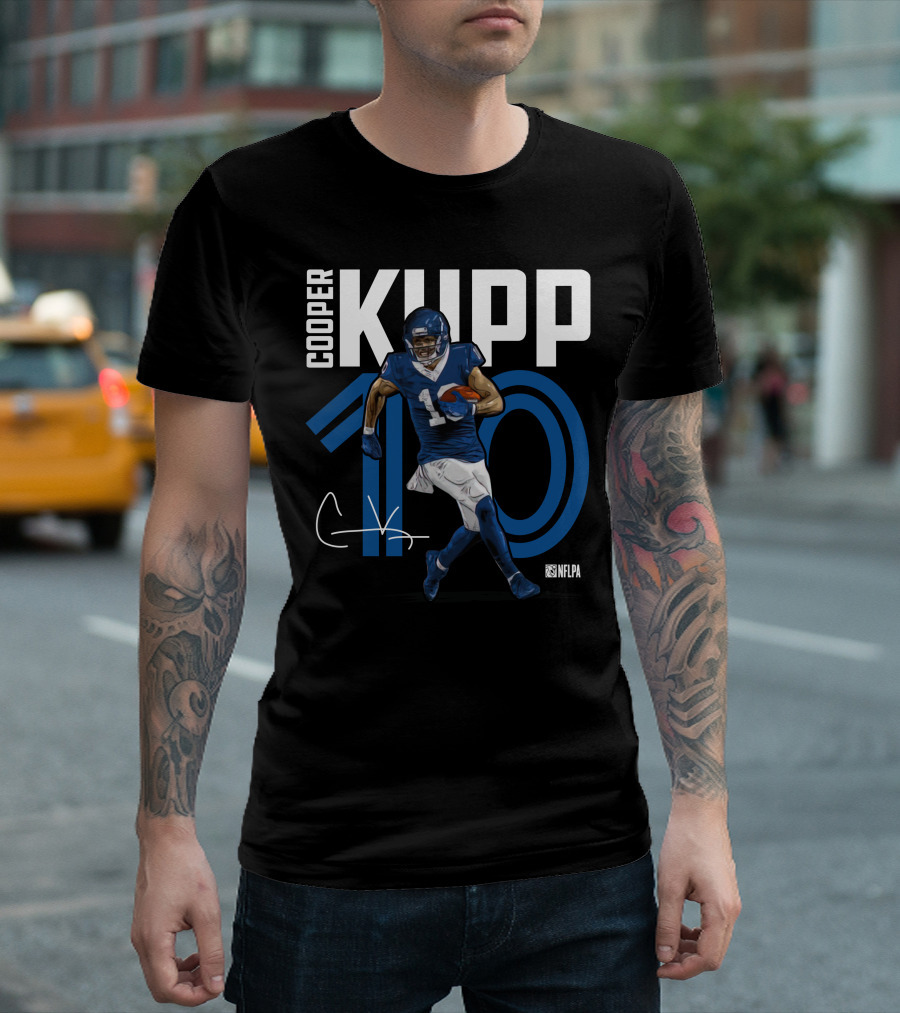 COOPER KUPP 10 NFLPA Football Player T-Shirt