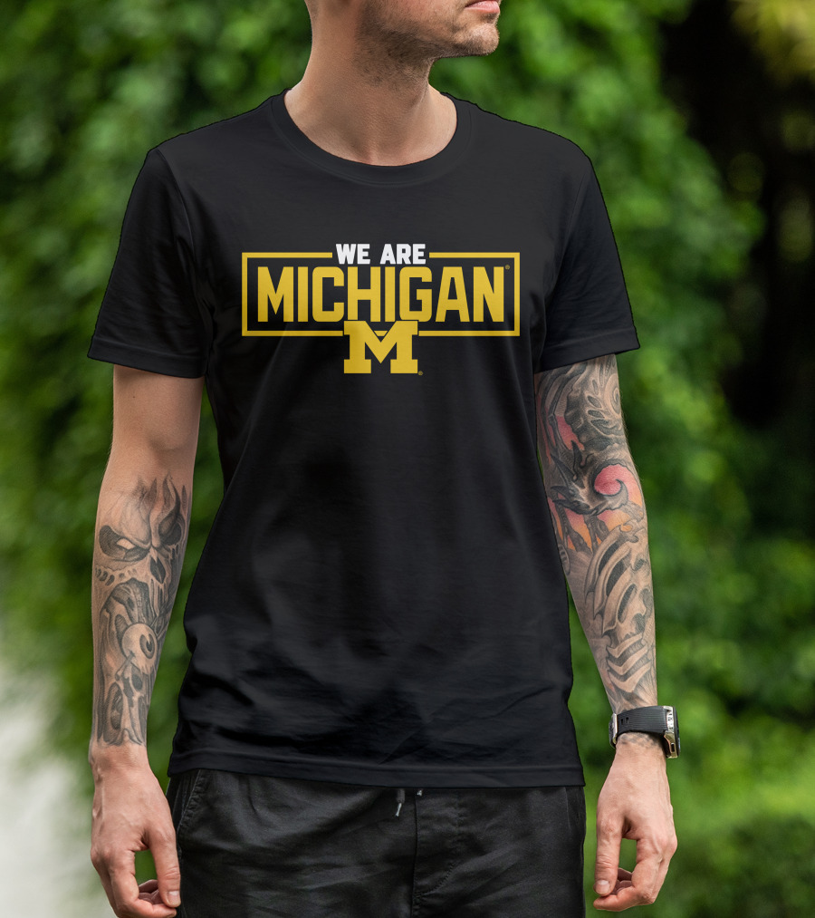 WE ARE MICHIGAN Block M T-Shirt