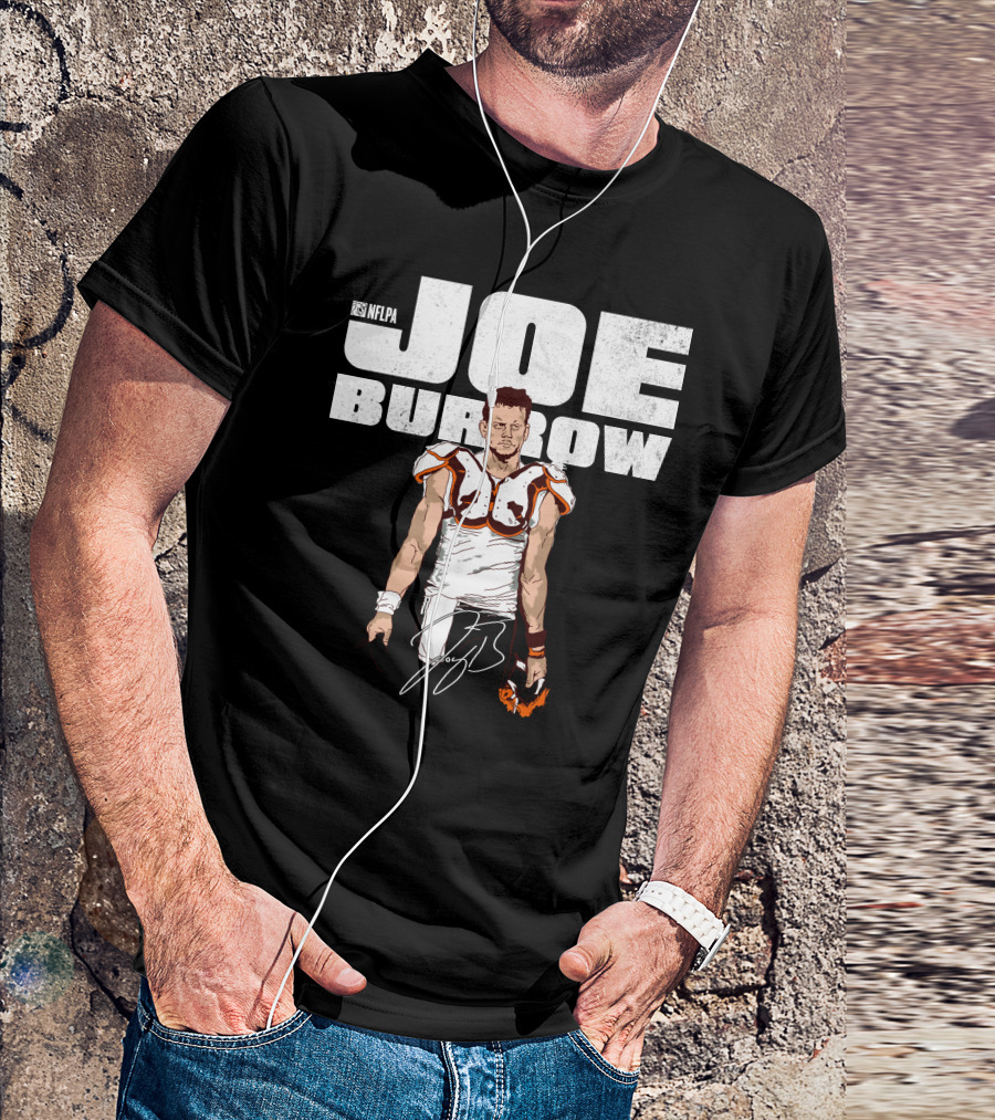 NFLPA Joe Burrow Football Player Youth T-Shirt