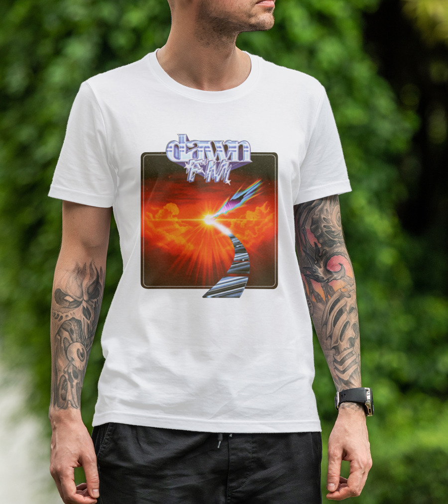 Dawn FM Album Cover Retro Sunset Pathway T-Shirt