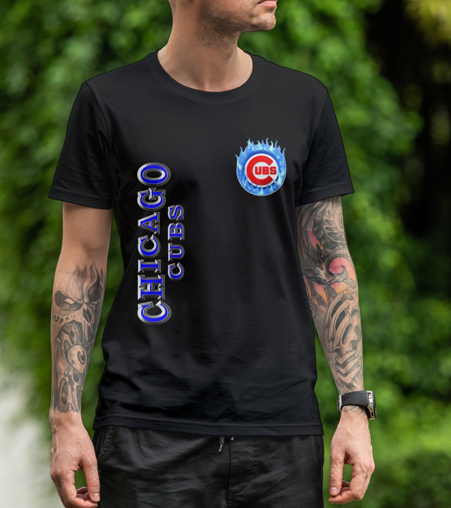 Chicago Cubs Cubs Flame T-Shirt