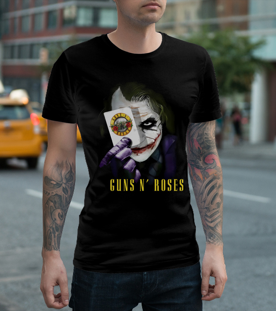 Guns N' Roses Joker Playing Card T-Shirt