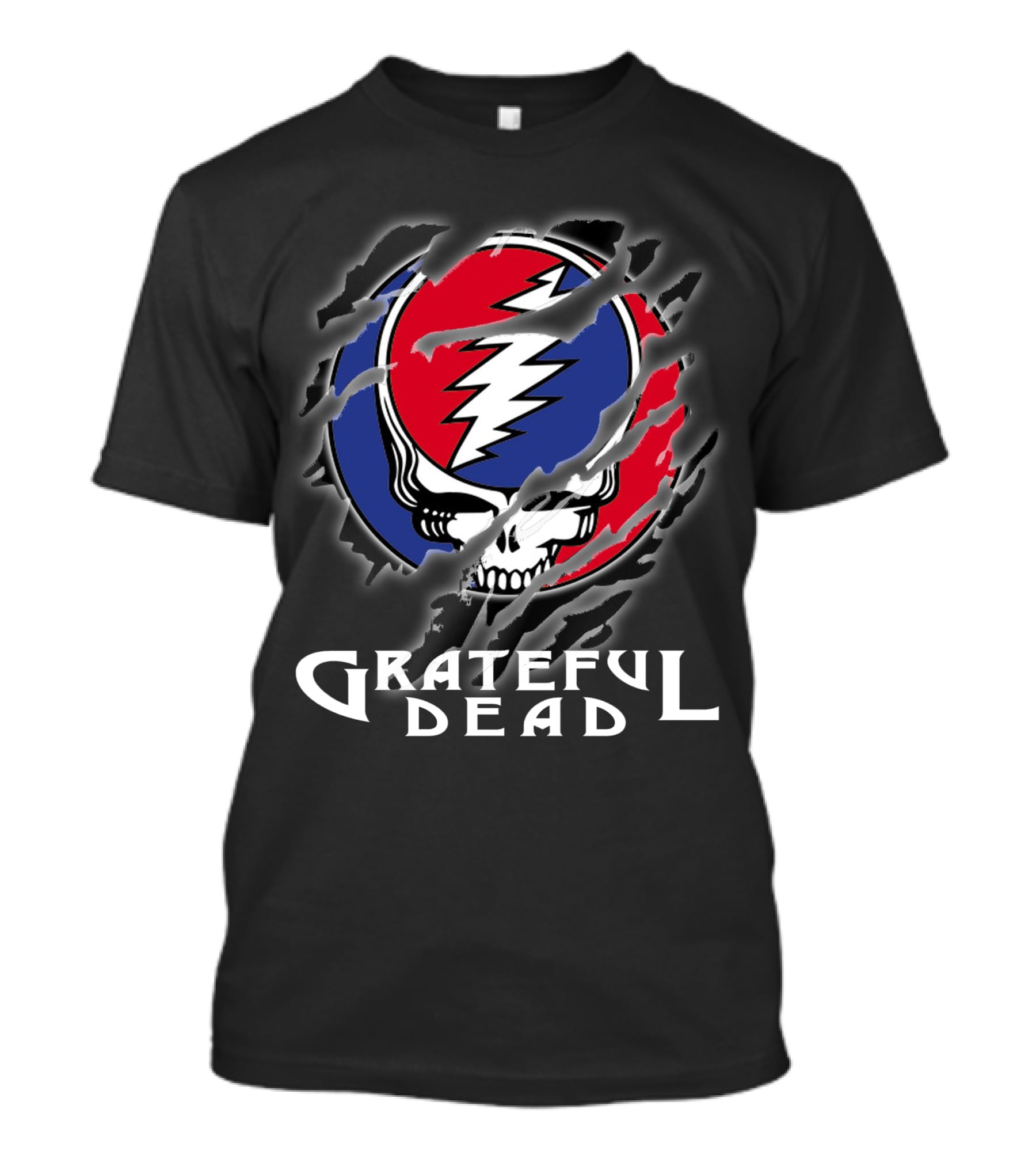Grateful Dead Steal Your Face Skull Lightning Bolt Logo T-Shirt