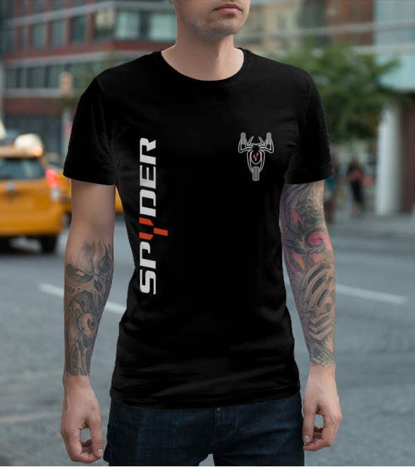 Spyder Logo With Stylized Spider T-Shirt