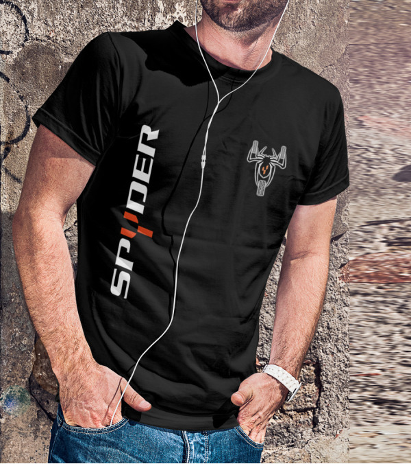 Spyder Logo With Stylized Spider T-Shirt