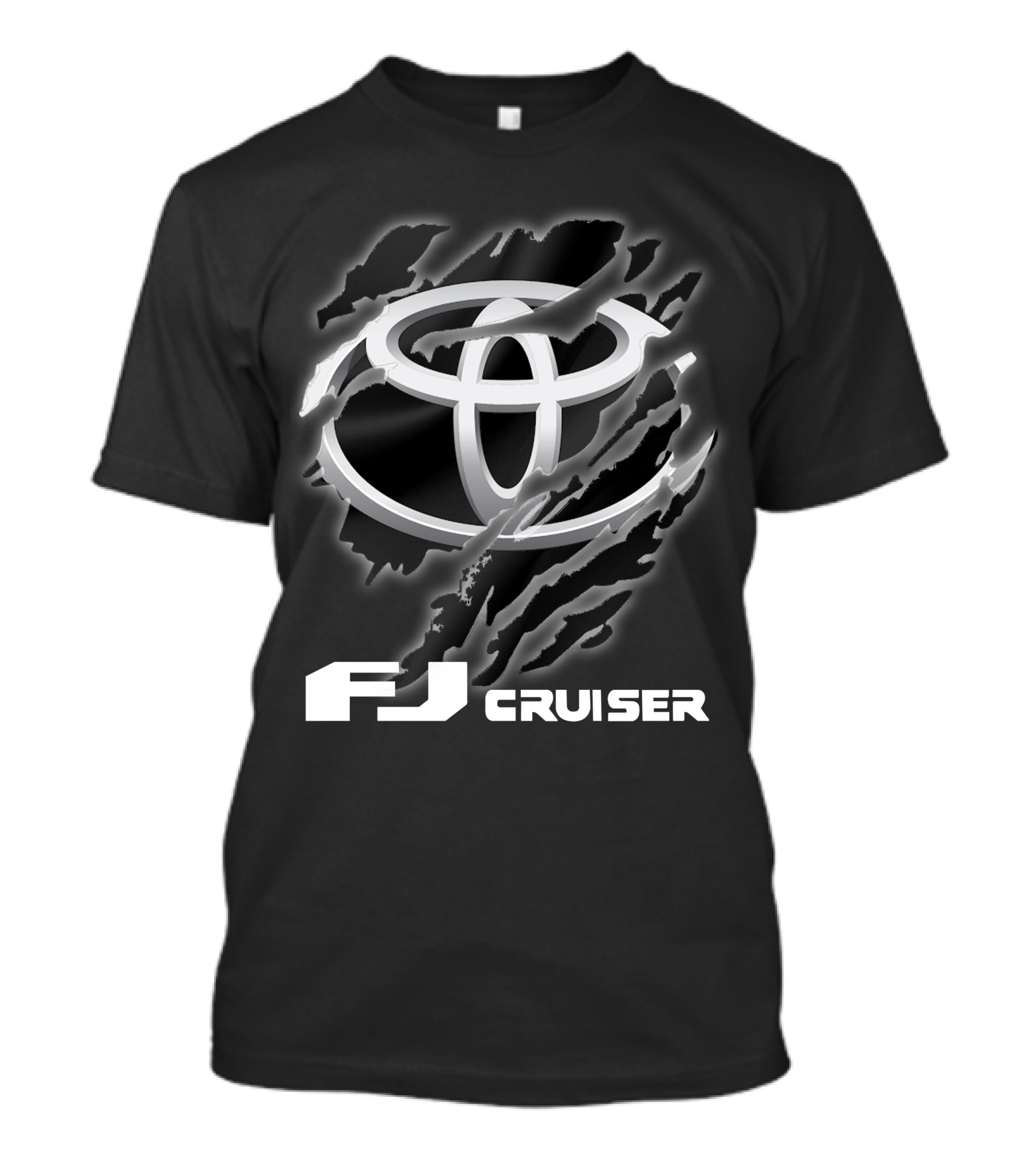 Fj Cruiser 01 Toyota Logo Claw Marks T-Shirt