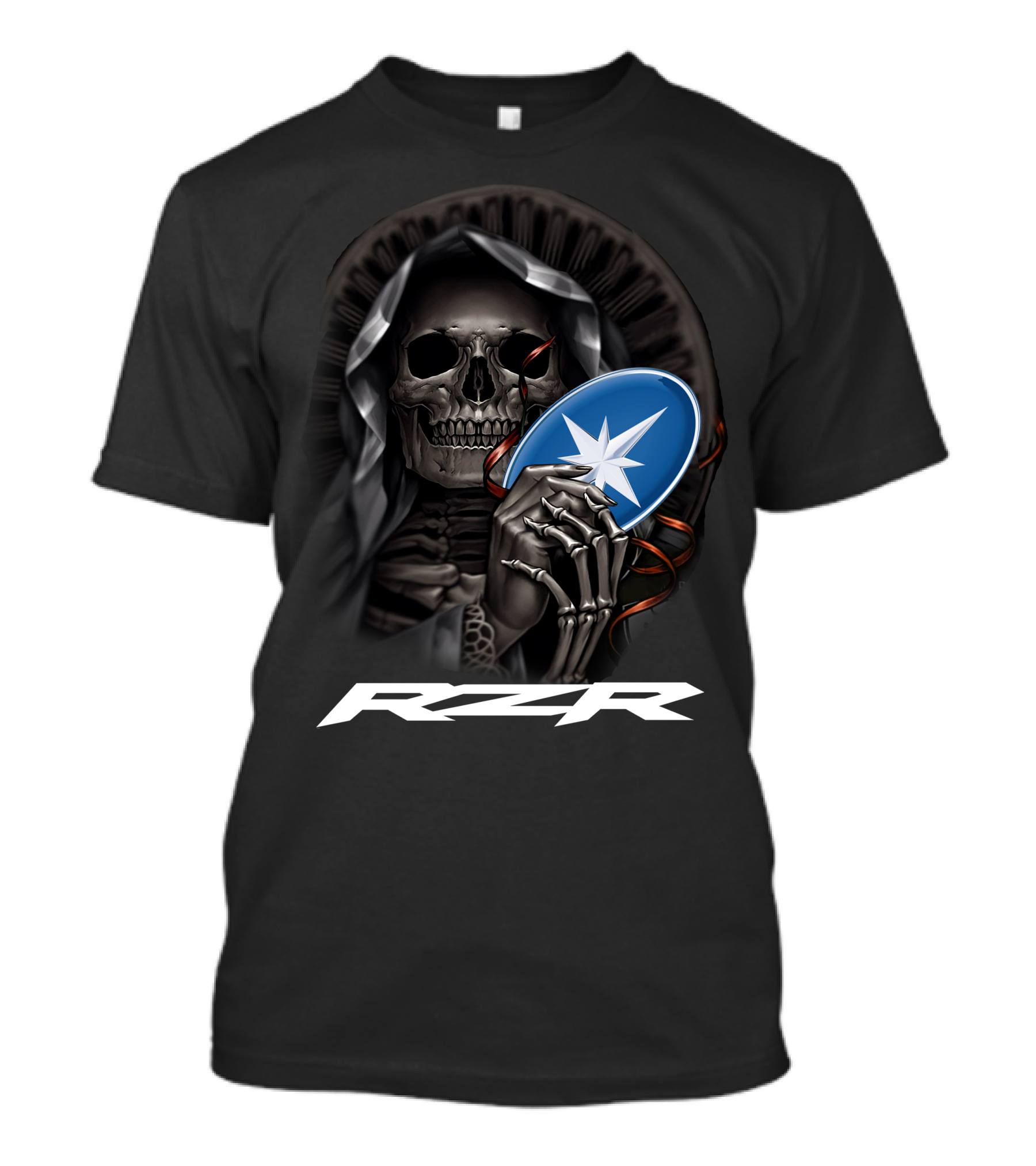Rzr Grim Reaper Holding Star T-Shirt