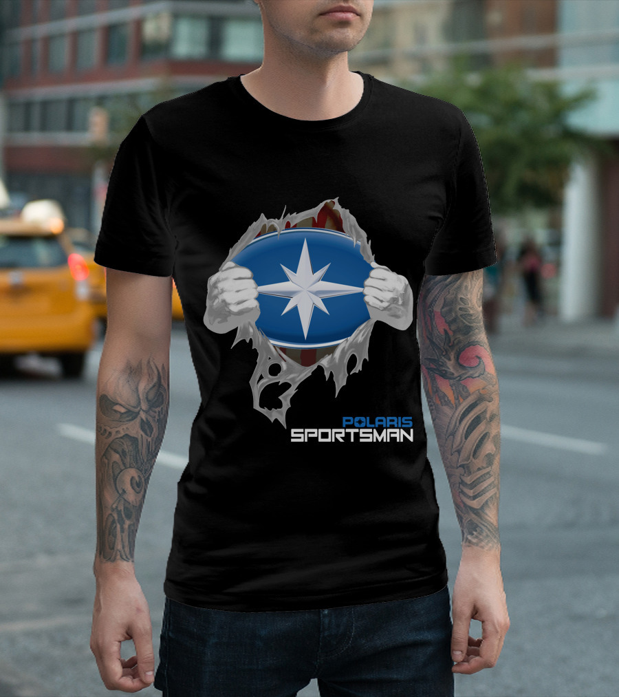 Polaris Sportsman Star Emblem Exposed T-Shirt