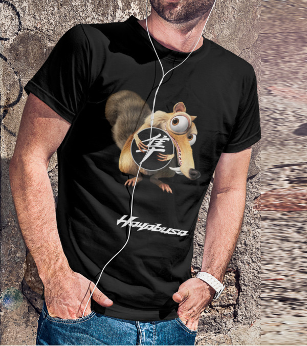 Hayabusa 02 Scrat Holding Iconic Symbol T-Shirt