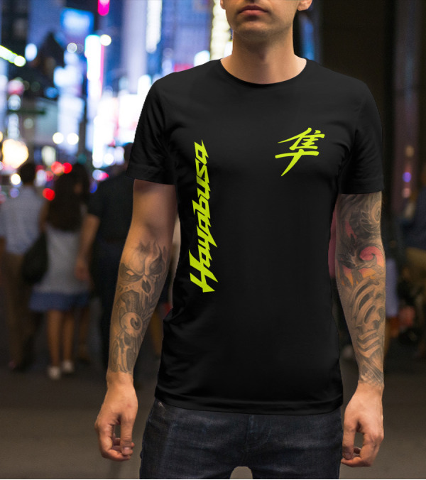 Hayabusa Kanji Vertical Style T-Shirt