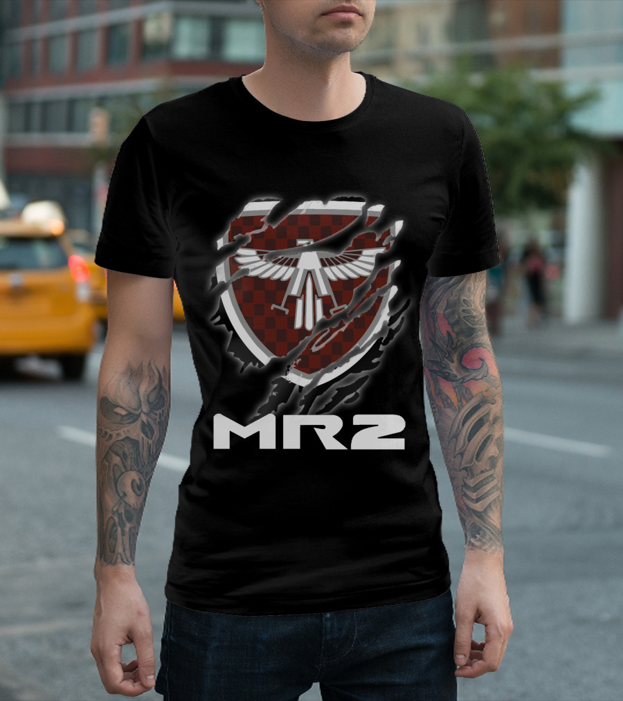 Toyota Mr2 Checker Shield Eagle Rip T-Shirt