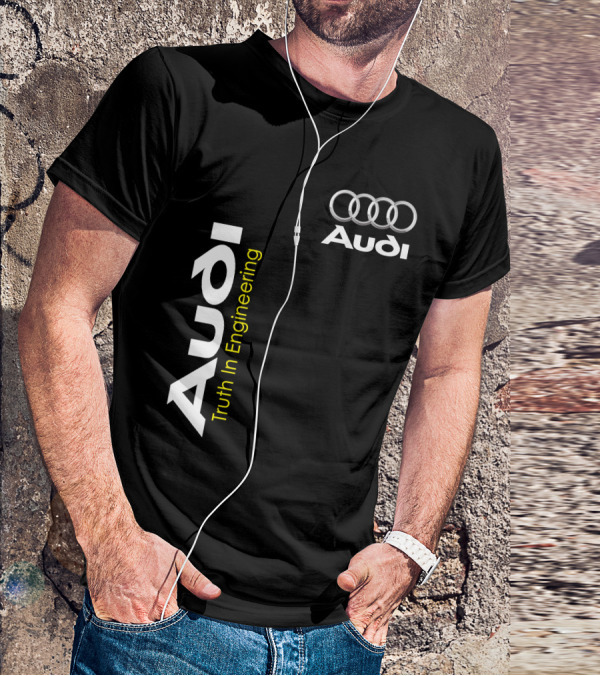 Audi Truth In Engineering Logo Rings T-Shirt
