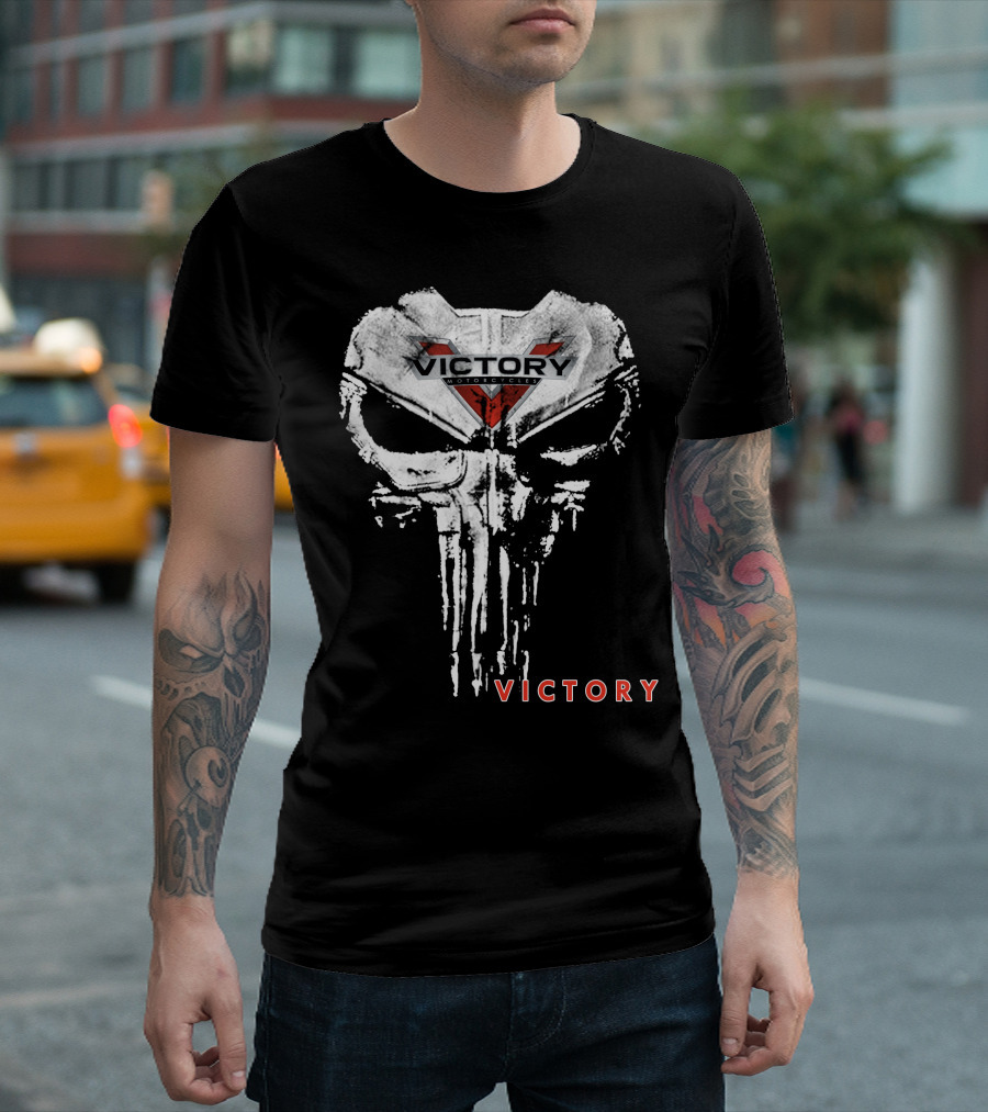 Victory Motorcycles Skull Logo Victory T-Shirt