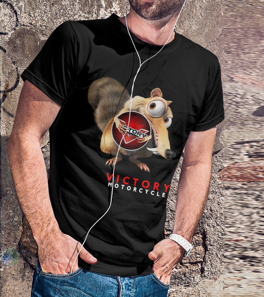 Victory Motorcycle Ice Age Scrat T-Shirt