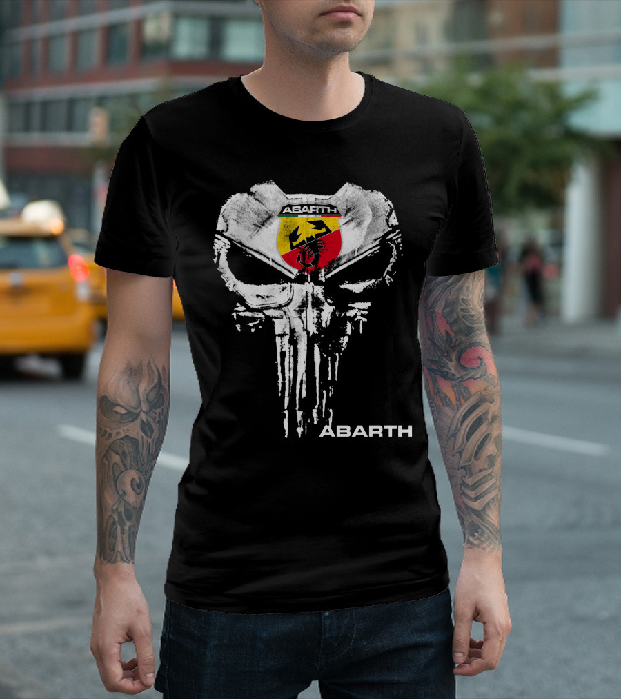 Abarth Punisher Skull T-Shirt