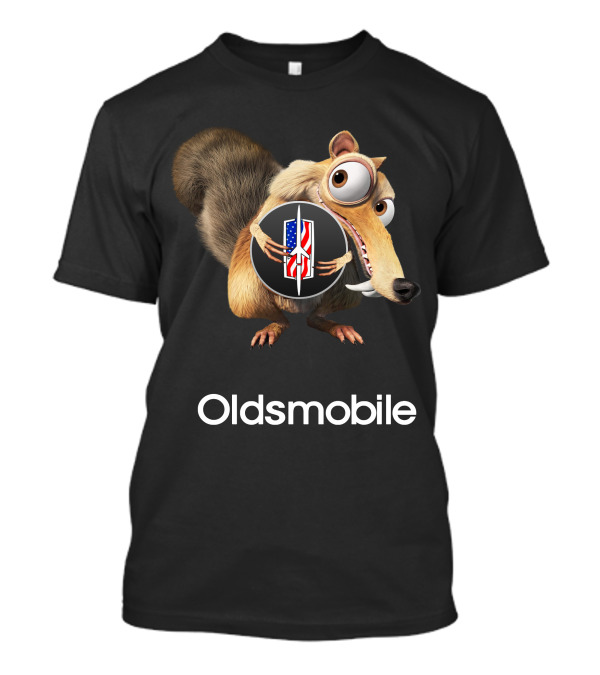 Oldsmobile Ice Age Scrat Rocket Badge T-Shirt