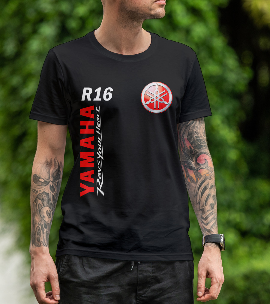 Yamaha R16 Revs Your Heart T-Shirt