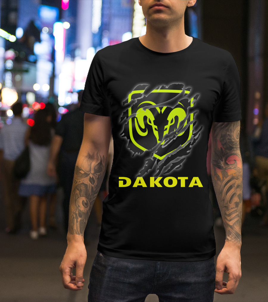 Dakota Ram Logo Claw Marks T-Shirt
