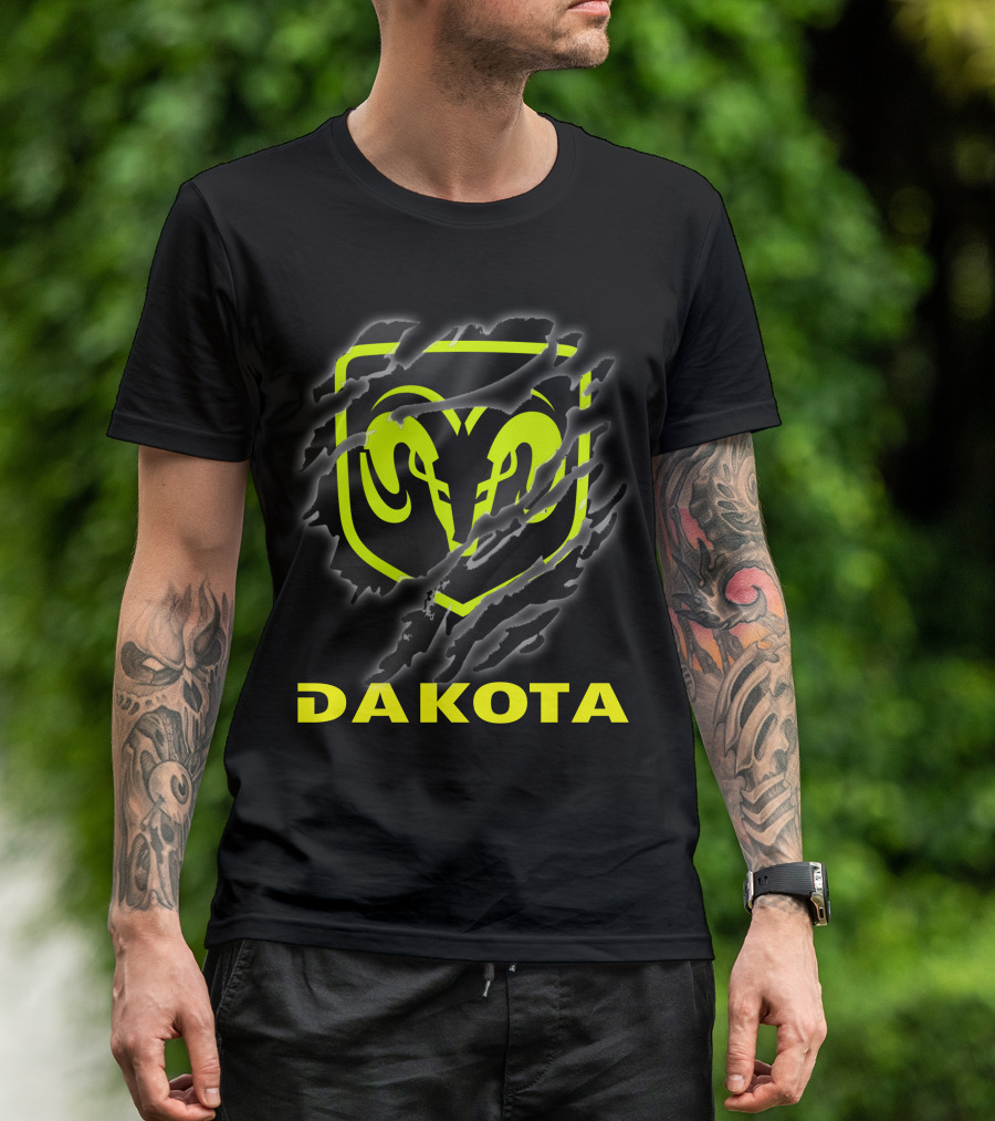 Dakota Ram Logo Claw Marks T-Shirt