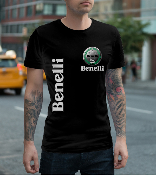 Benelli Logo With Stars Lion T-Shirt