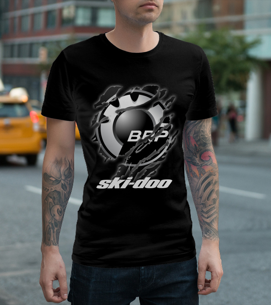 Brp Ski-Doo Claw Scratch Logo T-Shirt