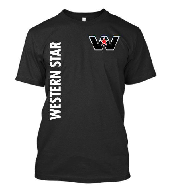 Western Star W Logo And Red Star T-Shirt