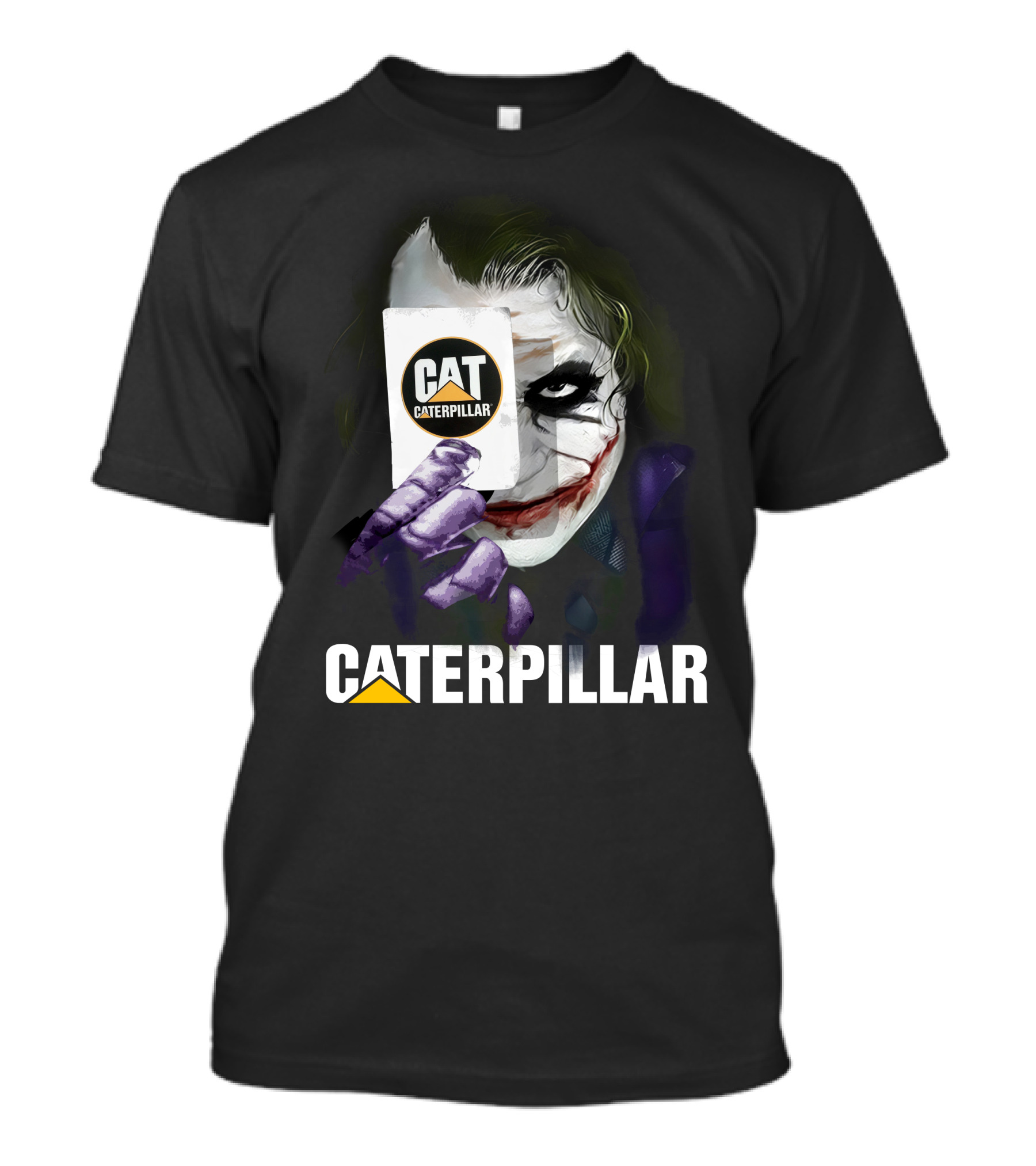 Caterpillar Cat Joker Card T-Shirt