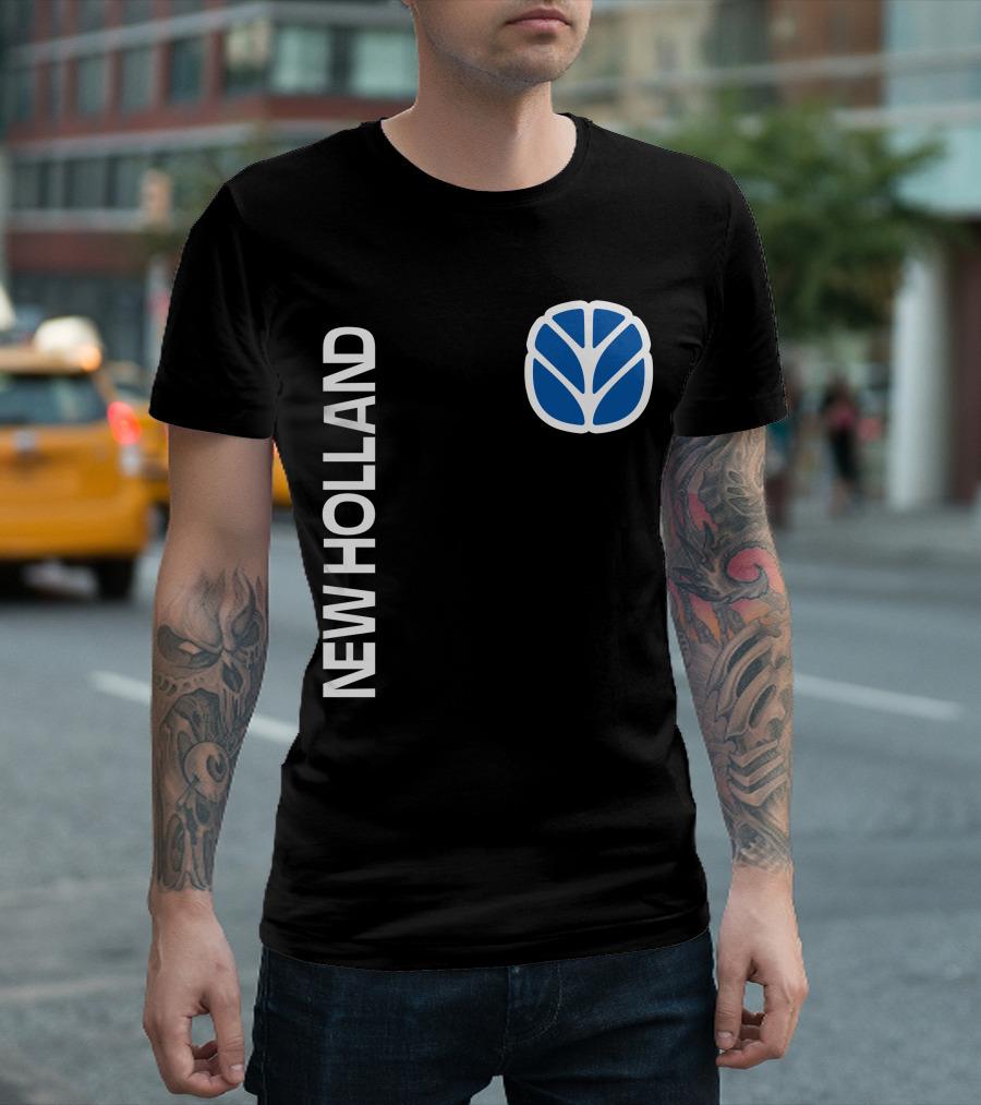 New Holland 12 Logo Blue T-Shirt