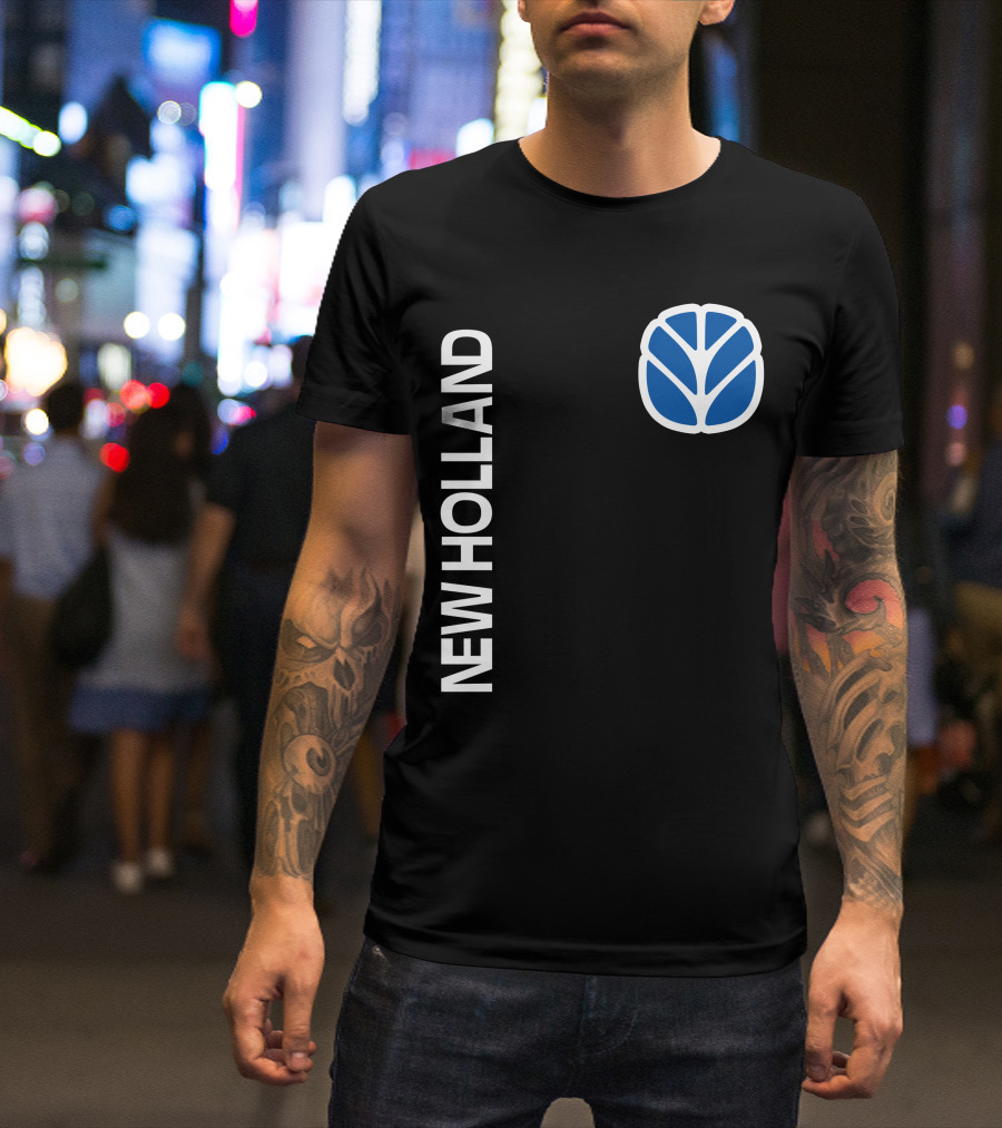 New Holland 12 Logo Blue T-Shirt