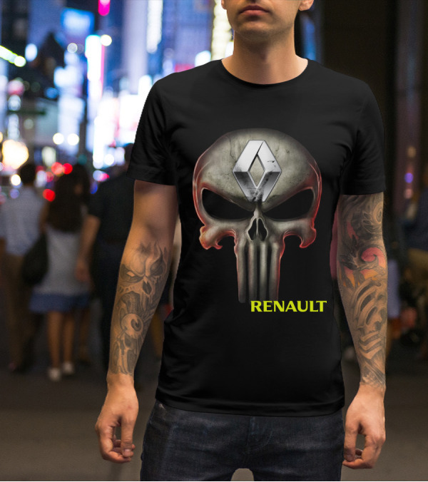 Renault Punisher Skull T-Shirt
