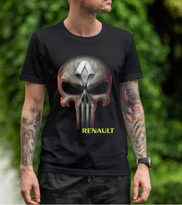 Renault Punisher Skull T-Shirt