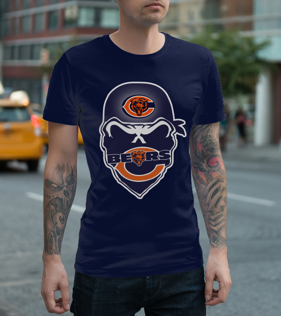 Chicago Bears Pirate Logo Bears T-Shirt