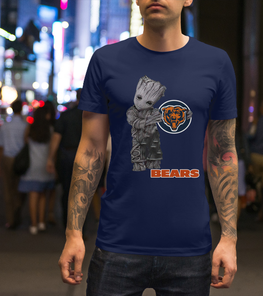 Groot Chicago Bears Fan T-Shirt