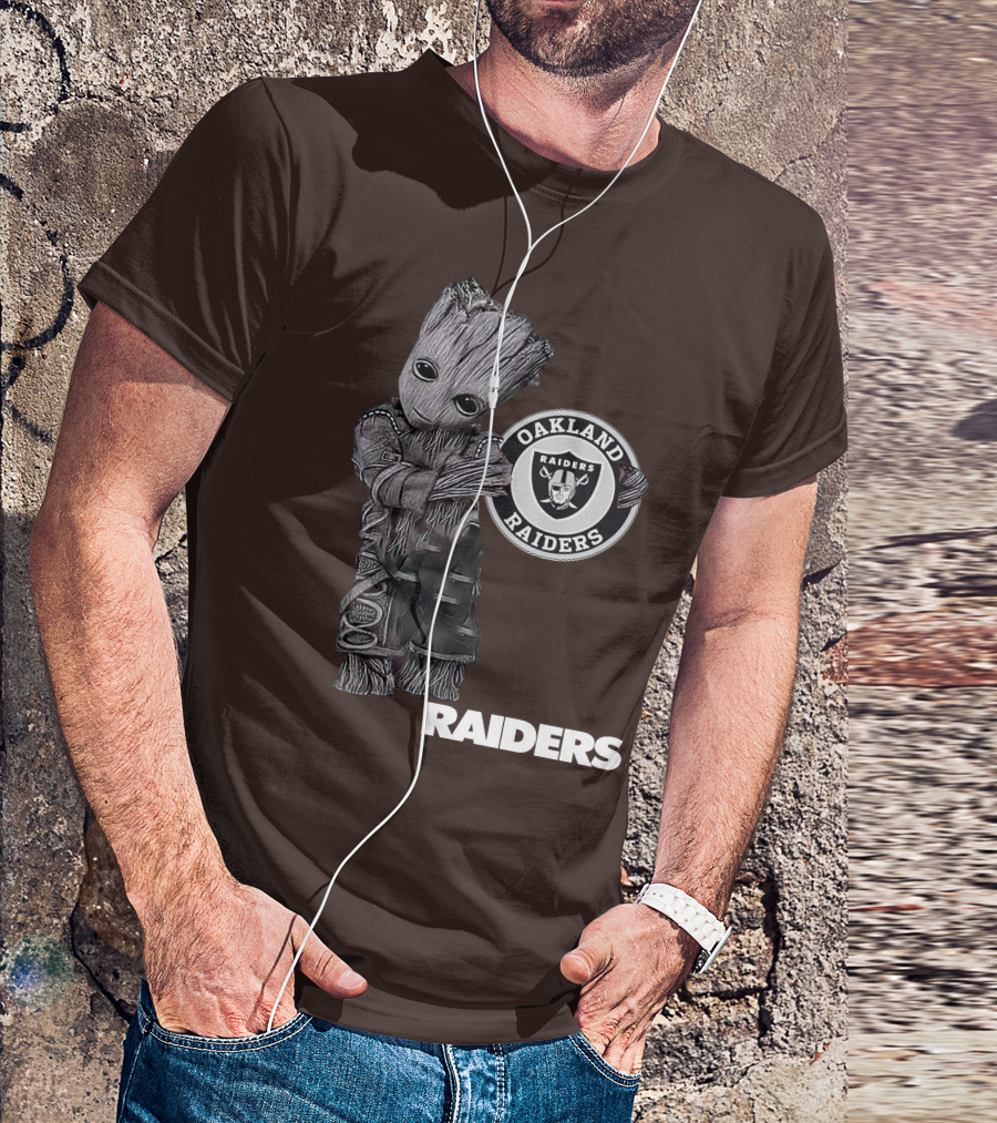 Oakland Raiders Groot Holding T-Shirt