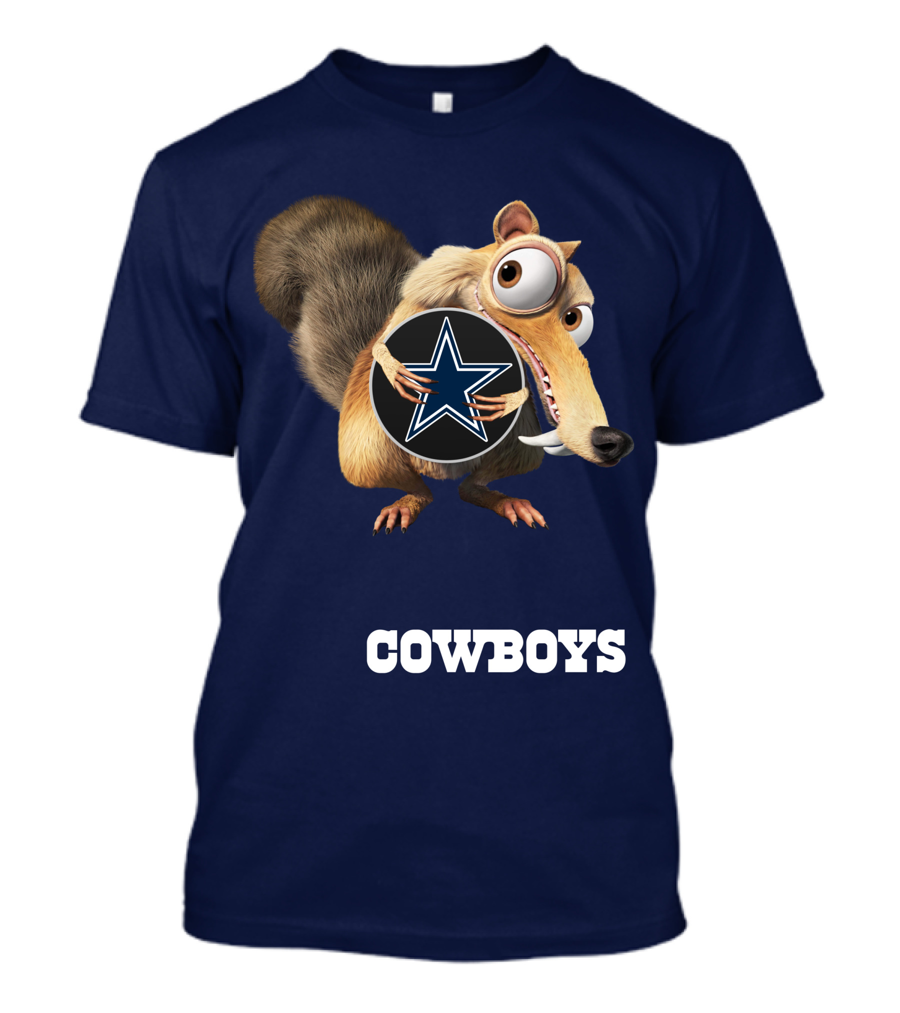 Cowboys Scrat Holding Star T-Shirt