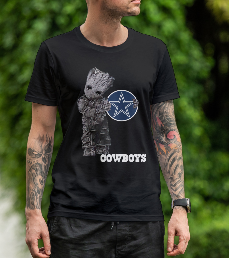 Cowboys Groot Holding Dallas Star T-Shirt