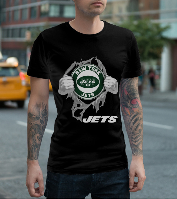 New York Jets 05 Peeling Hands T-Shirt