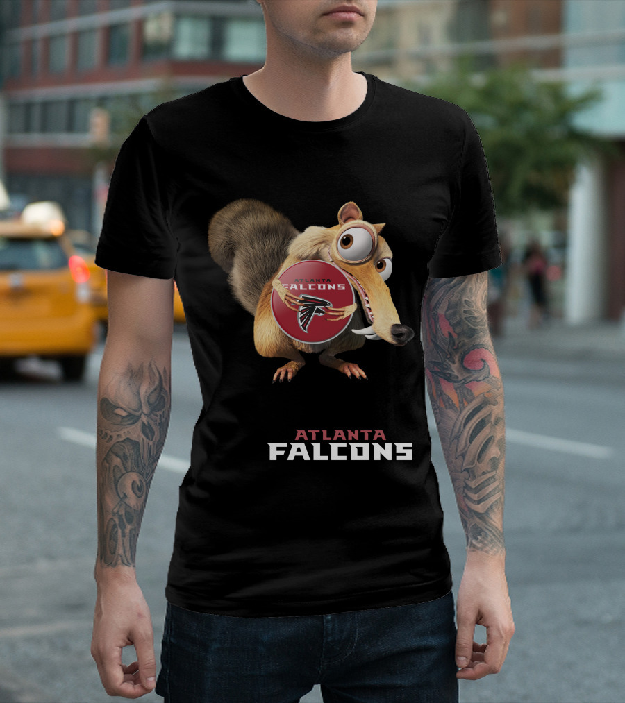 Atlanta Falcons Ice Age Crossover Scrat T-Shirt