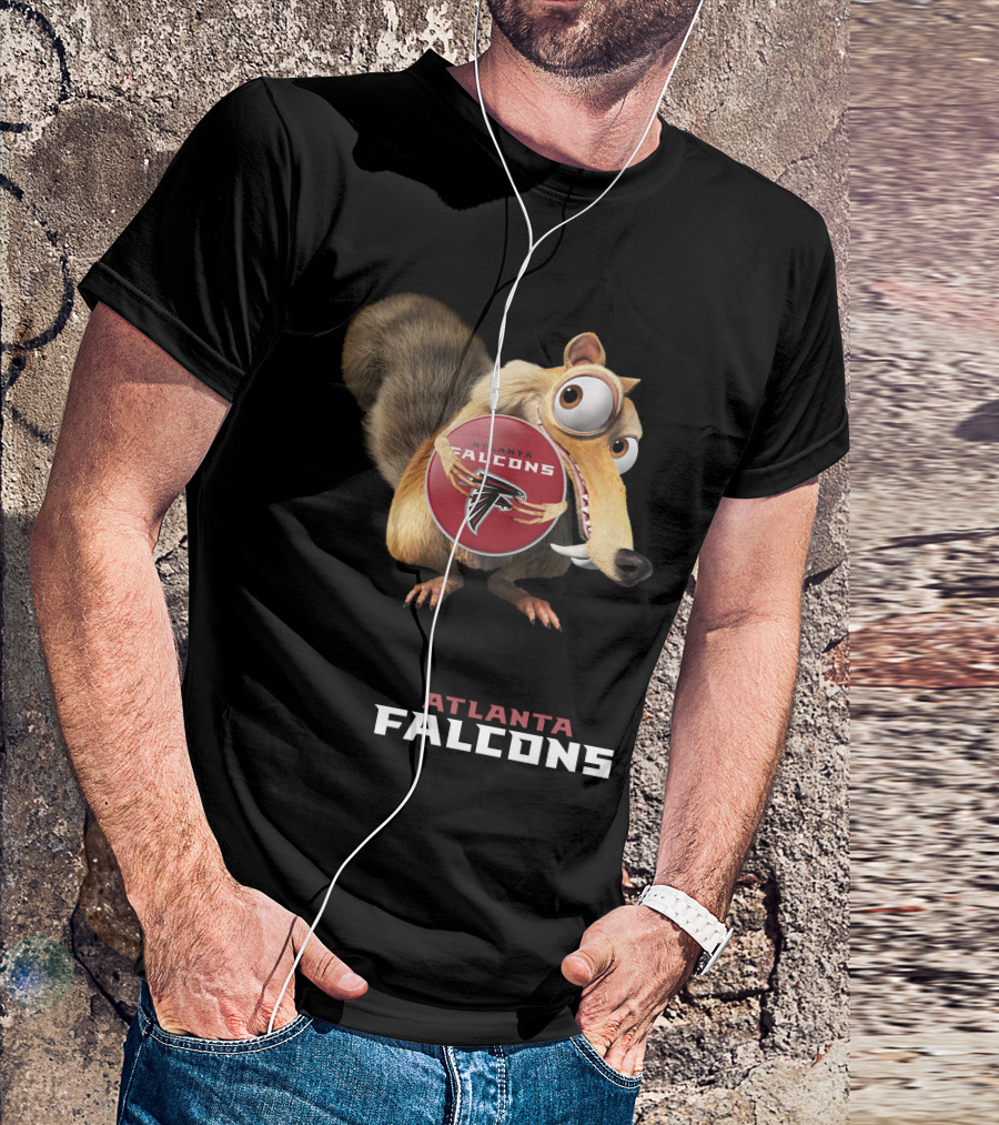 Atlanta Falcons Ice Age Crossover Scrat T-Shirt